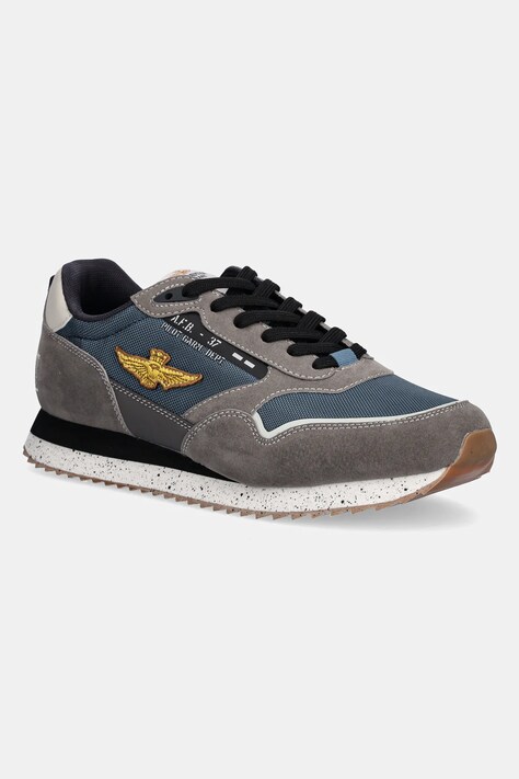 Superge Aeronautica Militare SNEAKERS siva barva, 252SC0288UCT03545