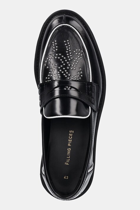 Шкіряні туфлі Filling Pieces Loafer Gowtu Studs — фото 4