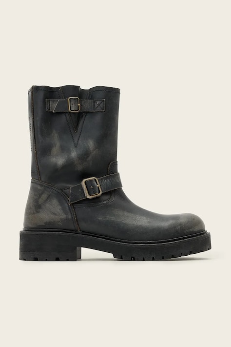 Visoke cipele AllSaints TAIT BOOT boja: smeđa, M080FB