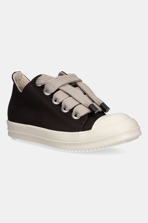 Rick Owens DRKSHDW tenisówki Jumbolace Low Sneaks kolor beżowy DU02E7819.DOW2