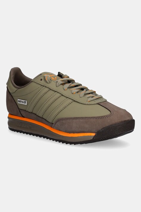 adidas Originals sneakersy skórzane SL 72 RS męskie kolor zielony JR8766