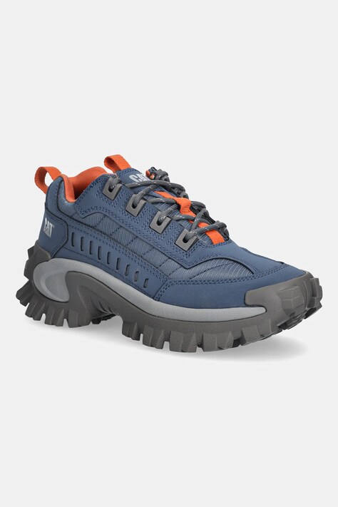 Caterpillar sneakersy skórzane INTRUDER męskie kolor niebieski P726511