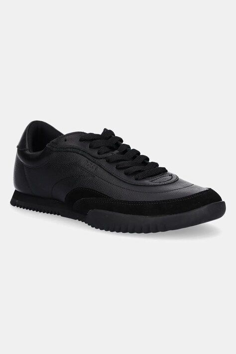 BOSS sneakersy skórzane Careton męskie kolor czarny 50552888