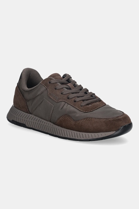BOSS sneakersy Titanium męskie kolor brązowy 50552895