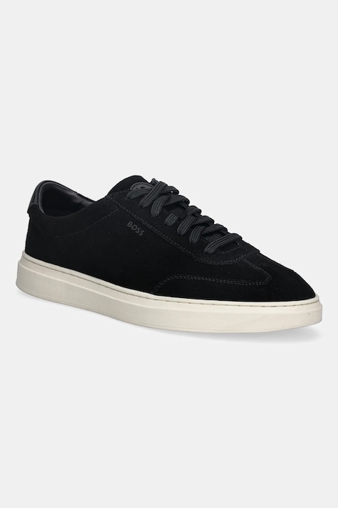 BOSS sneakers din piele intoarsă Kieran culoarea negru, 50554611