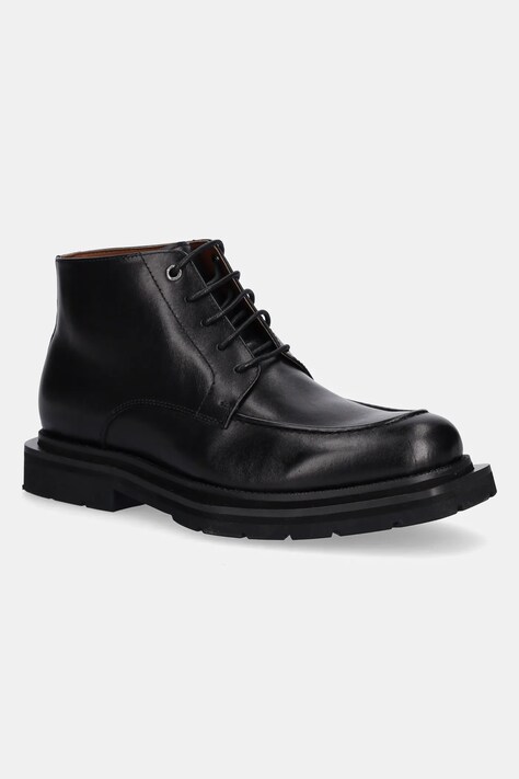 Δερμάτινα παπούτσια Steve Madden Honour ανδρικό, χρώμα: μαύρο, 12000856