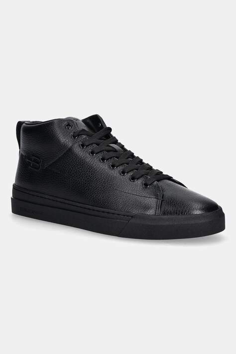 Baldinini sneakersy skórzane kolor czarny U6B802P1BOTT