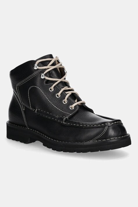 Kožené boty Fracap Explorer W170 pánské, černá barva, MAGNIFICO.W170.EXPLORER