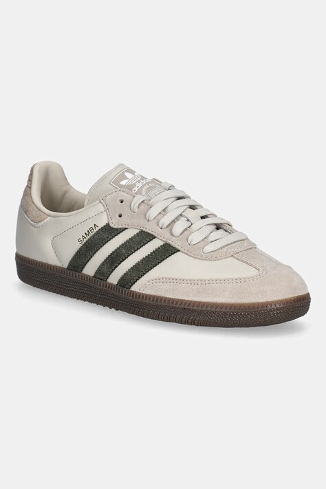 adidas Originals sneakersy skórzane Samba Og męskie kolor beżowy JR0893