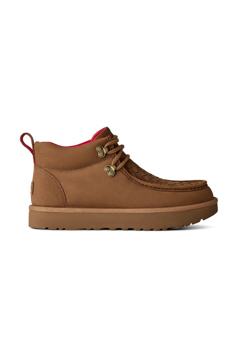 UGG półbuty zamszowe x Ambush Woven Boot męskie kolor brązowy 1178992.CHE