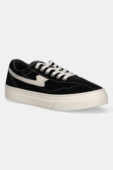 Stepney Workers Club sneakersy zamszowe Omni Dellow S-Strike Silk Suede kolor czarny OM03015