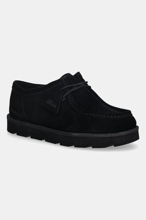 Clarks Originals półbuty zamszowe Meare Walla męskie kolor czarny 26183761