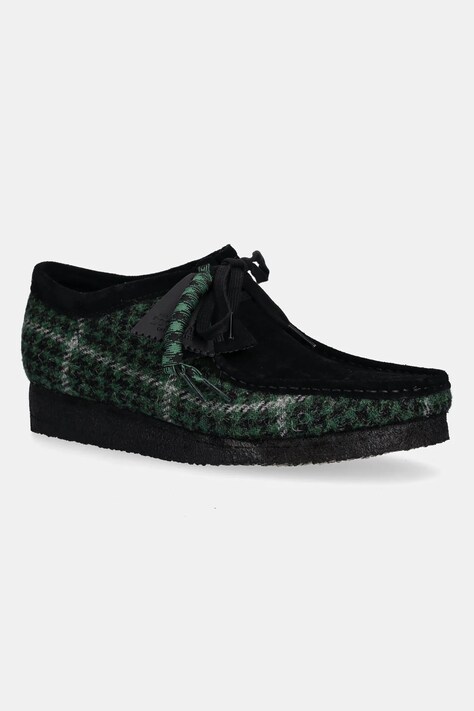 Clarks Originals półbuty Wallabee męskie kolor czarny 26182790