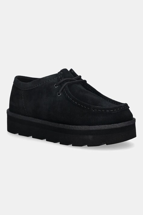 Clarks Originals suede shoes Meare Walla black color 26183983
