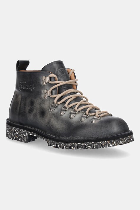 Fracap buty skórzane Magnifico M120 Vintage Alfredo męskie kolor szary MAGNIFICO.M120.VINTAGE
