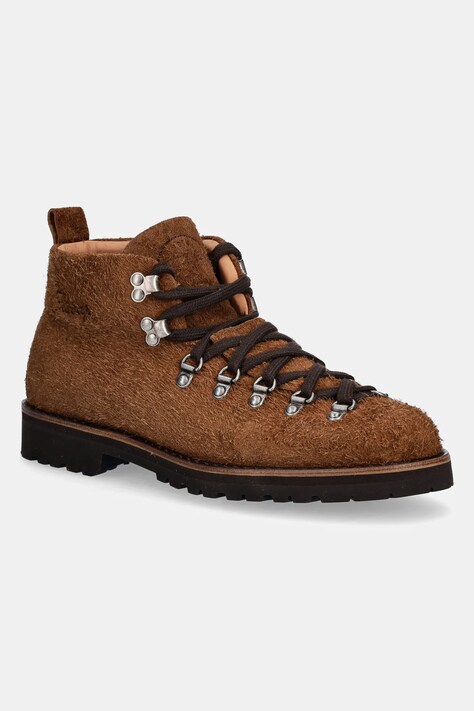 Fracap buty zamszowe Magnifico M120 - 158 męskie kolor brązowy MAGNIFICO.M120.158