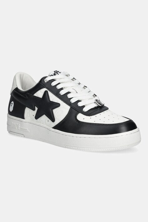 A Bathing Ape sneakersy skórzane BAPE STA #3 męskie kolor czarny 1L30191305