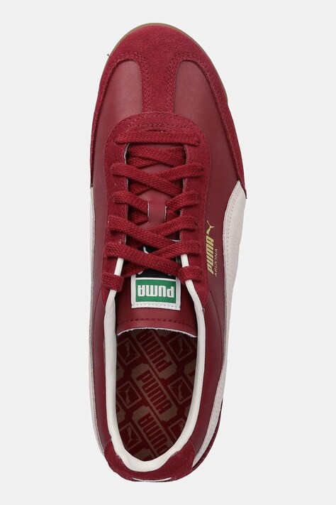 Шкіряні кросівки Puma Arizona Retro — AW25-OBU023, бордо — фото 4