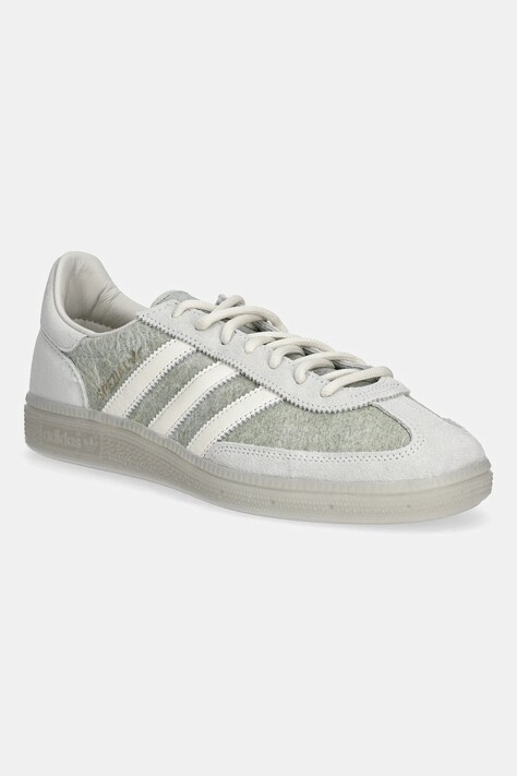 Кожаные кроссовки adidas Originals Handball Spezial цвет бирюзовый JR3660