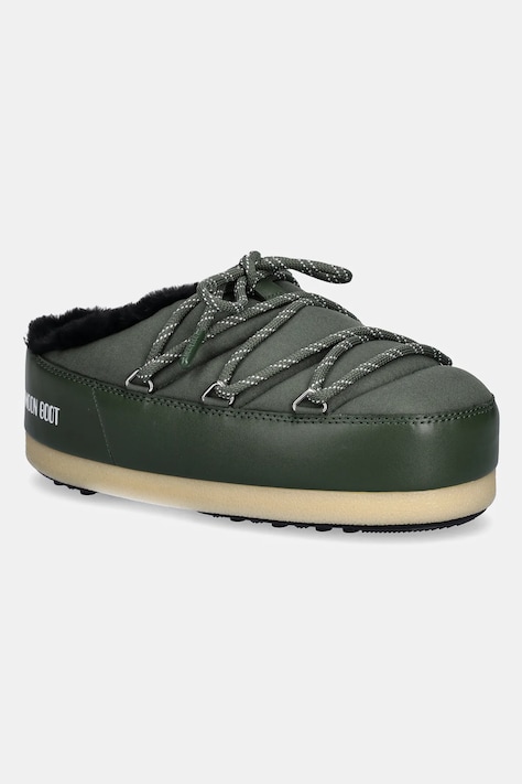 Moon Boot papuci MB EVX MULE NYLON culoarea verde, 80D1470110 G016