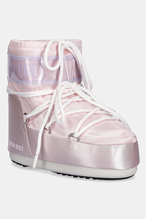 Moon Boot śniegowce MB ICON LOW PEARLY kolor różowy 80D1409660 J032