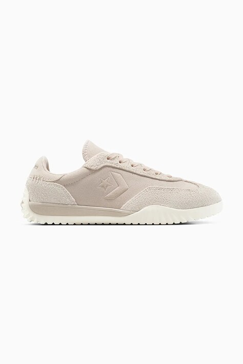 Σουέτ αθλητικά παπούτσια Converse Run Star Trainer χρώμα: μπεζ, A13058C