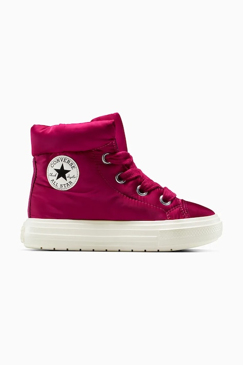 Converse śniegowce Chuck Taylor All Star Elements Boot kolor różowy A14274C