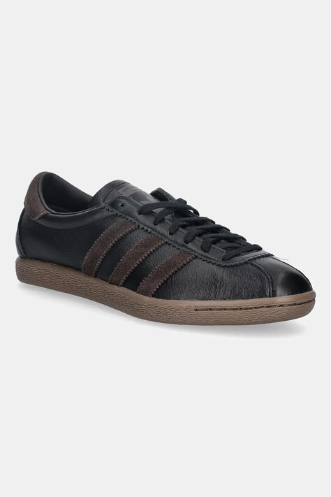 Kožené tenisky adidas Originals Tobacco čierna farba, JS1364