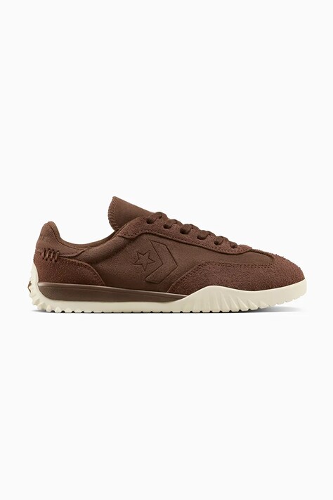Converse sneakersy zamszowe Run Star Trainer kolor brązowy A16386C