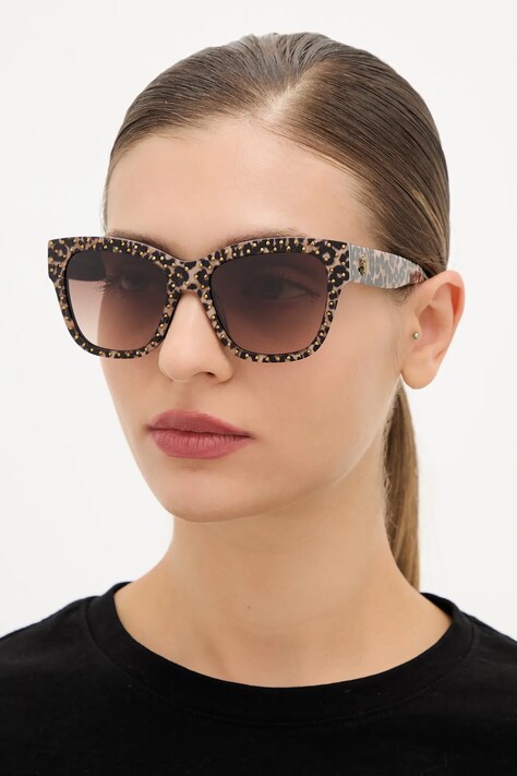 Kurt Geiger London okulary przeciwsłoneczne SHOREDITCH damskie kolor brązowy 4738839679