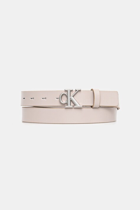 Calvin Klein curea de piele culoarea roz, LV04K7017G