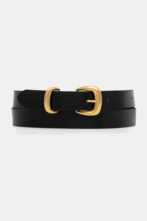 Calvin Klein pasek skórzany damski kolor czarny LV04K7012G