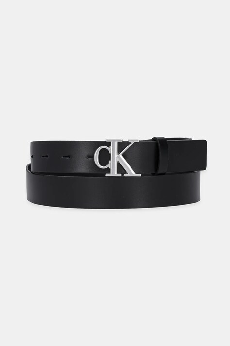 Calvin Klein curea de piele culoarea negru, LV04K7018G
