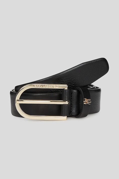 Karl Lagerfeld curea de piele K/AUTOGRAPH culoarea negru, A3W33041