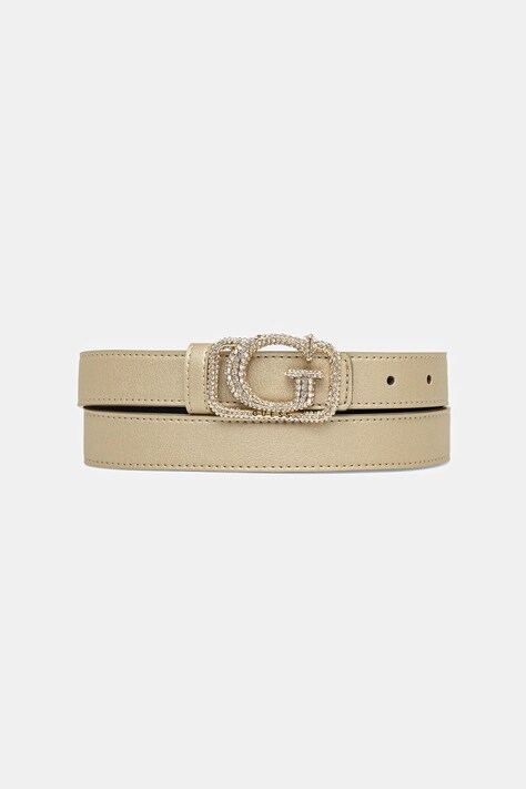 Ζώνη Guess ZALINA χρώμα: χρυσαφί, BW9243 P5325