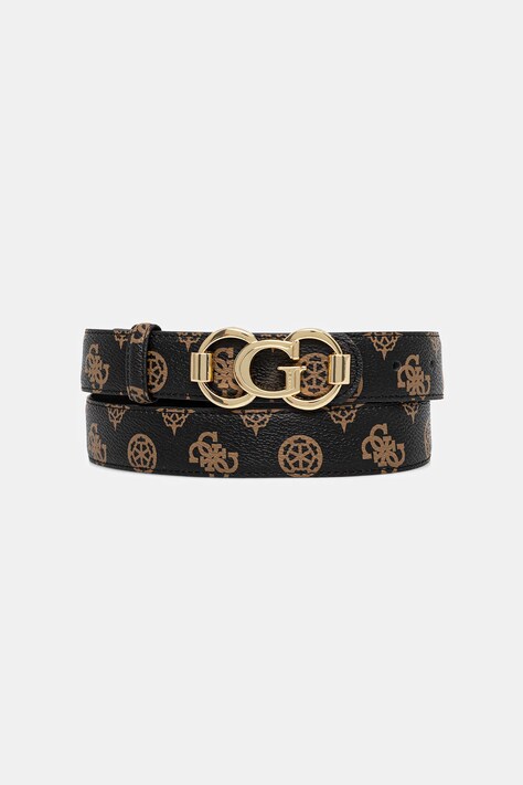 Ζώνη Guess χρώμα: καφέ, BW9244 P5330