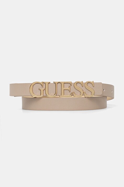 Pásek Guess MIMINA dámský, béžová barva, BW9257 P5320