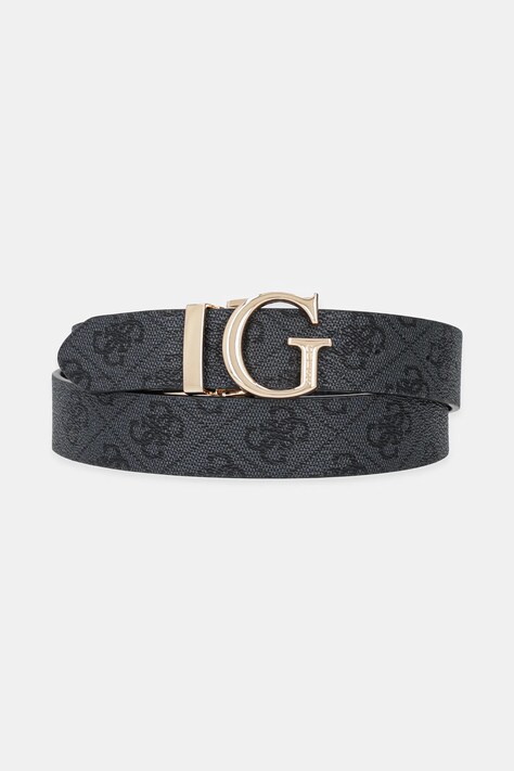 Oboustranný pásek Guess CALISTA dámský, šedá barva, BW9266 P5330