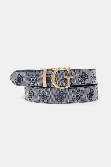 Oboustranný pásek Guess NEDA dámský, modrá barva, BW9267 P5330