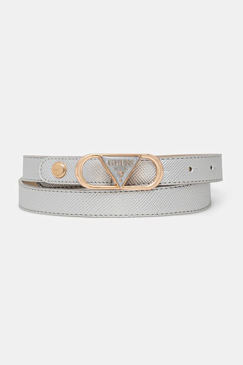 Guess pasek SERENOVA damski kolor srebrny BW9270 P5320