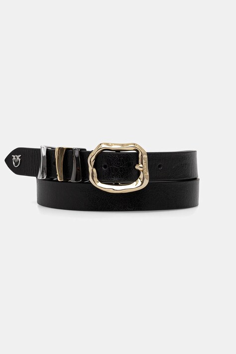 Pinko cintura in pelle donna colore nero 105465 A2QK