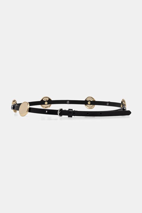 Pinko cintura in pelle donna colore nero 105536 A1AC