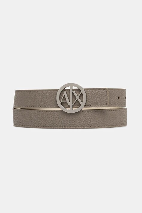 Armani Exchange pasek damski kolor szary 941118 0A877