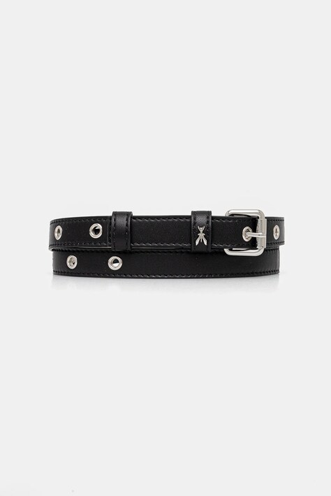 Patrizia Pepe curea de piele culoarea negru, 2W0016 L113
