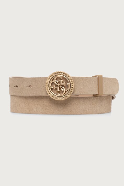 Guess pásek dámský kožený béžový W5BZ11 L0491