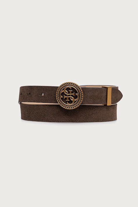 Guess колан дамски от кожа кафяв W5BZ11 L0491