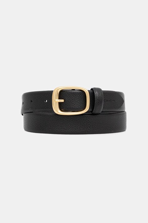 Calvin Klein curea de piele culoarea negru, LV04F7023G