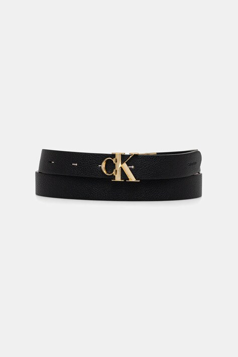 Dvostrani remen Calvin Klein boja: crna, LV04F7044G