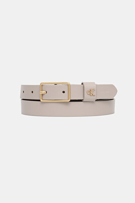 Шкіряний ремінь Calvin Klein колір сірий LV04F7050G