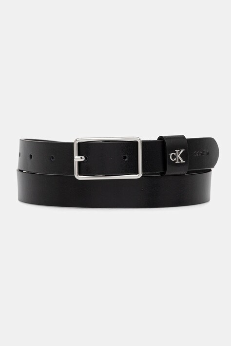 Calvin Klein curea de piele culoarea negru, LV04F7050G